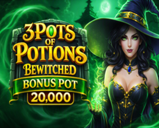 3 Pots of Potions Bewitched Bonus Pot 20,000