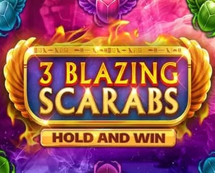 3 Blazing Scarabs Hold and Win